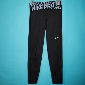 Nike Pro Dri-fit Crossover Black Leggings, Size Small